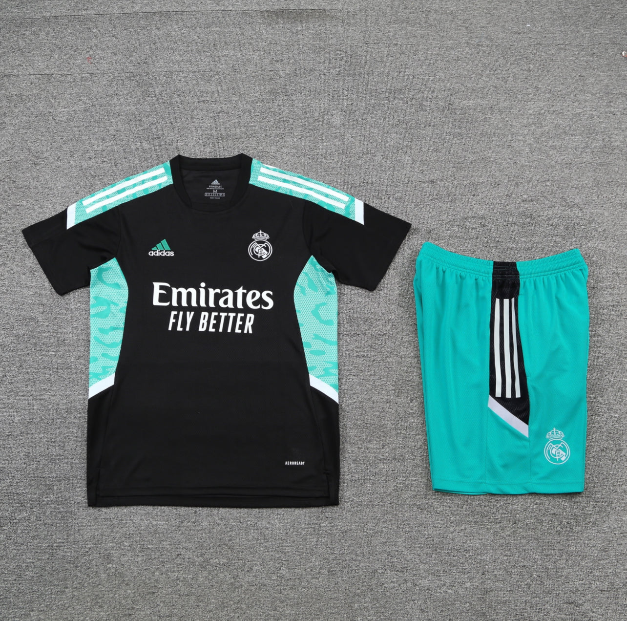 Ensemble Real Madrid noir turquoise